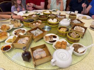 Table full of dimsum