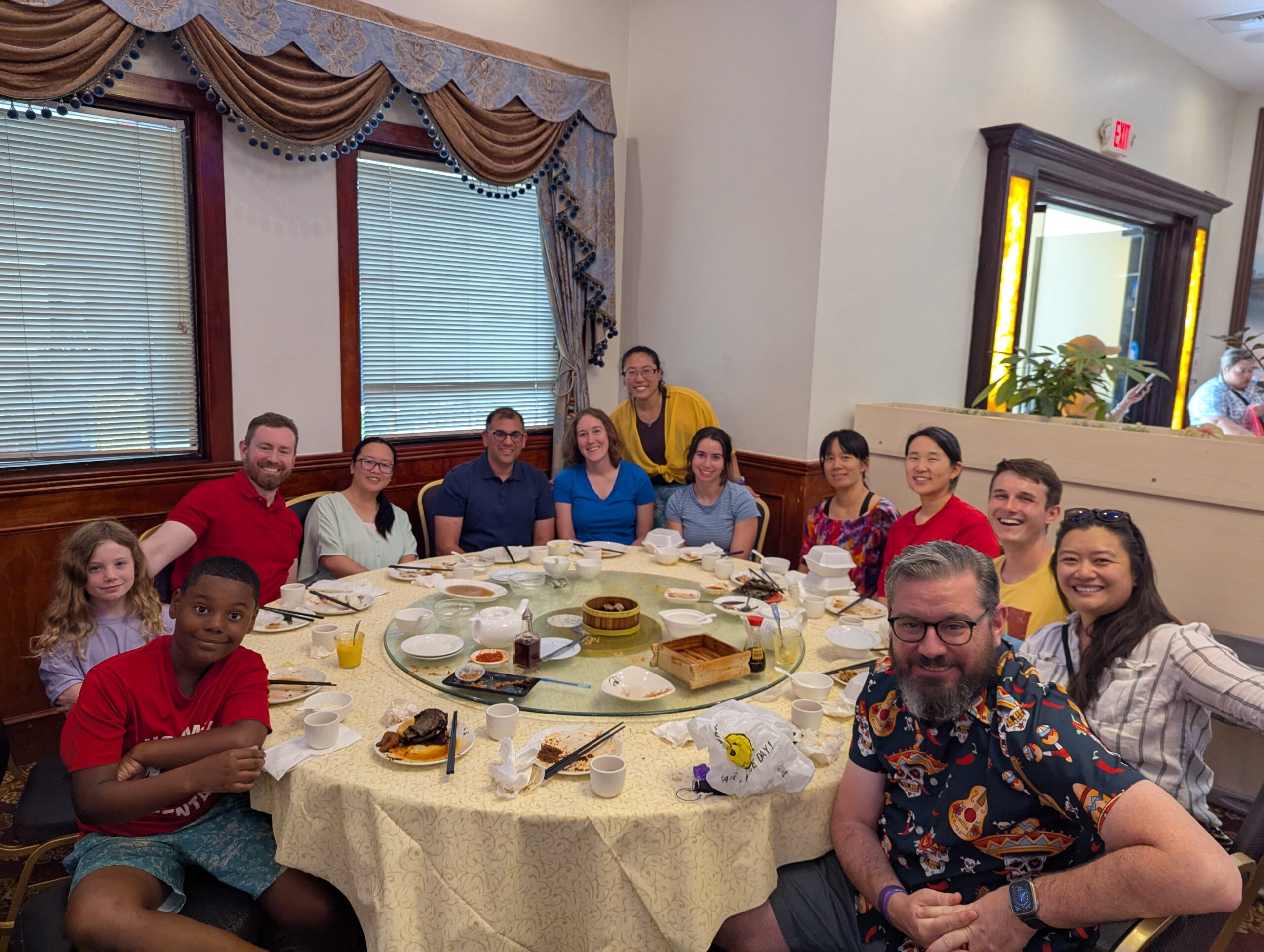 Night Herons Celebrate with Dimsum